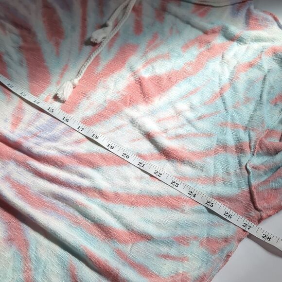 Free People Top Womens Medium Multicolor Best catch oversized tie-dye - Picture 9 of 10
